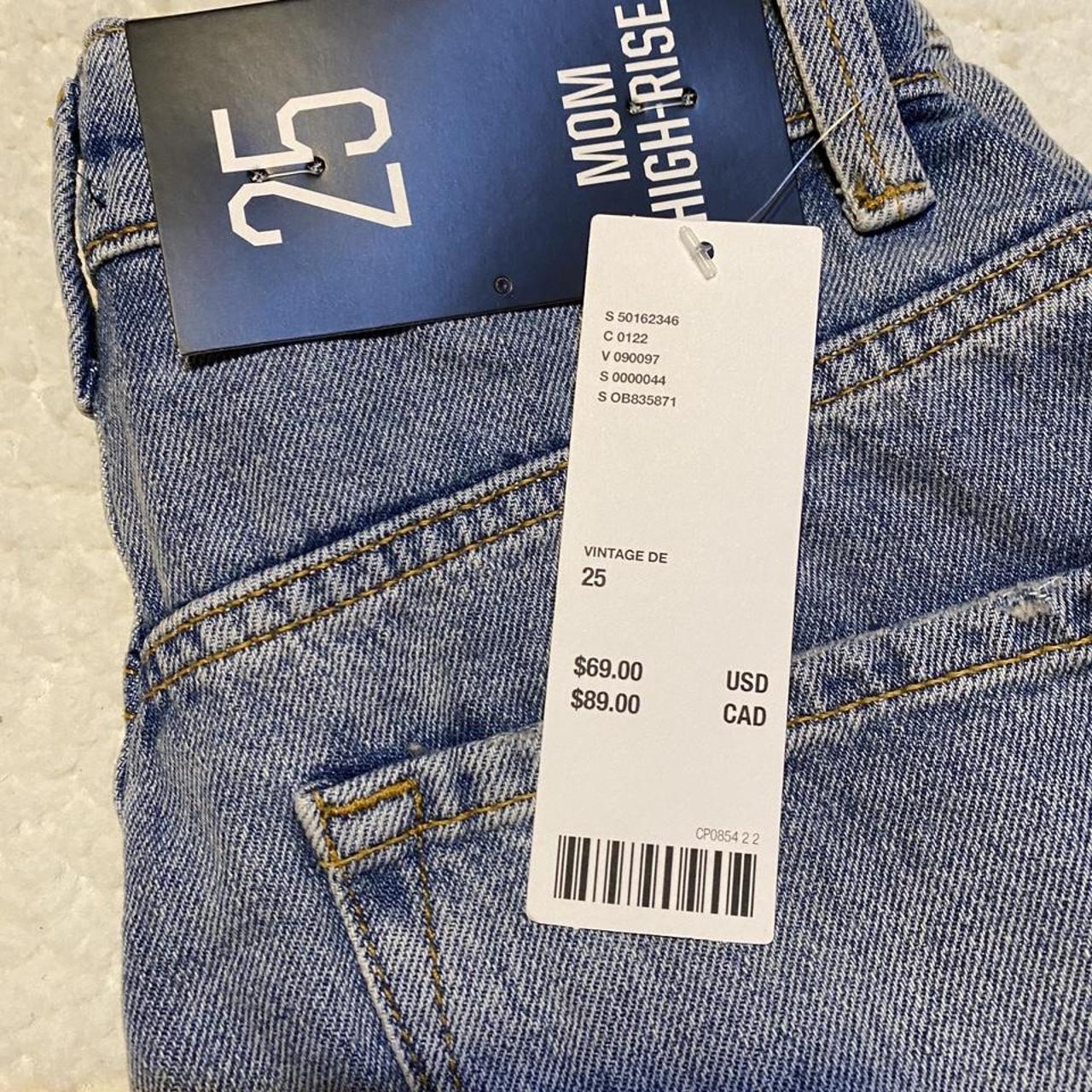 Size 25 Urban Outfitters mom high-rise jeans Brand... - Depop