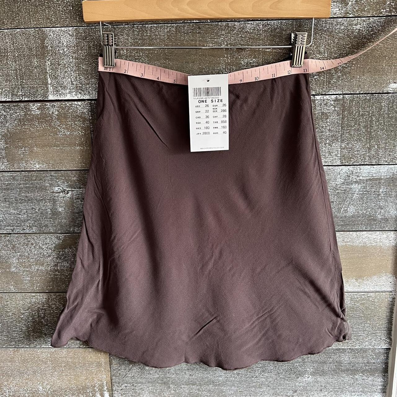 Brandy Melville brown skirt Depop