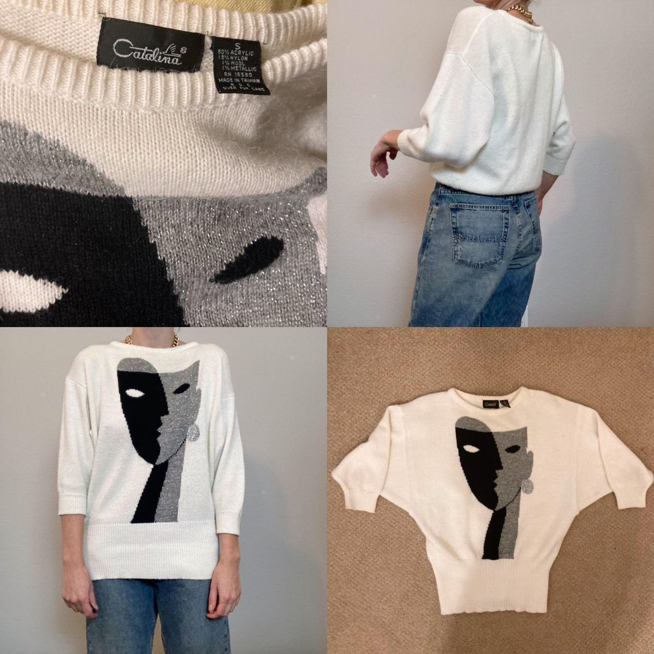 Product Image 4 - ABSTRACT ART FACE SWEATER 🖤