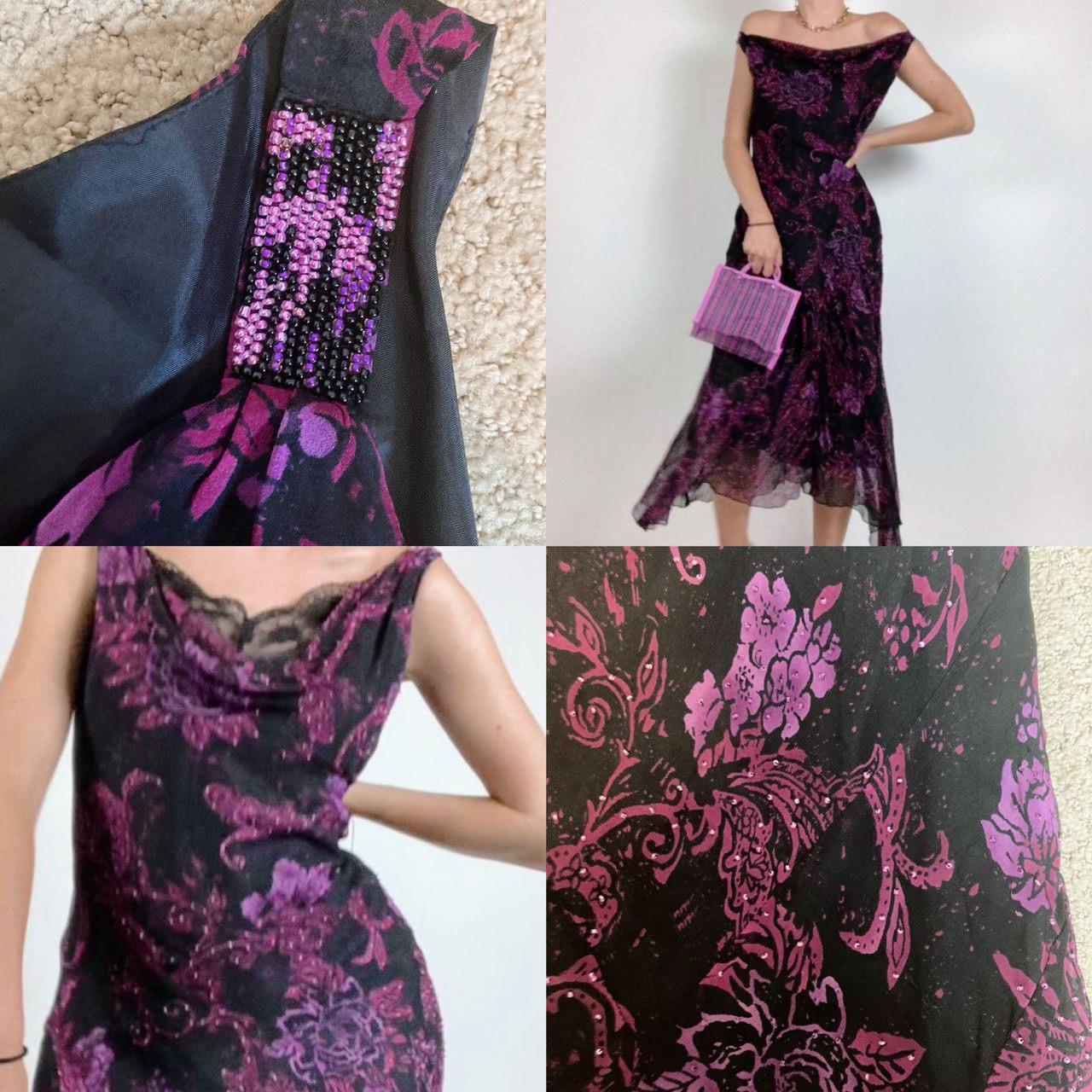 Product Image 4 - 90s silk paisley slip dress