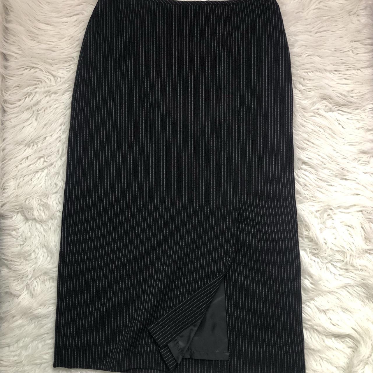 Women's Black and Grey Skirt | Depop