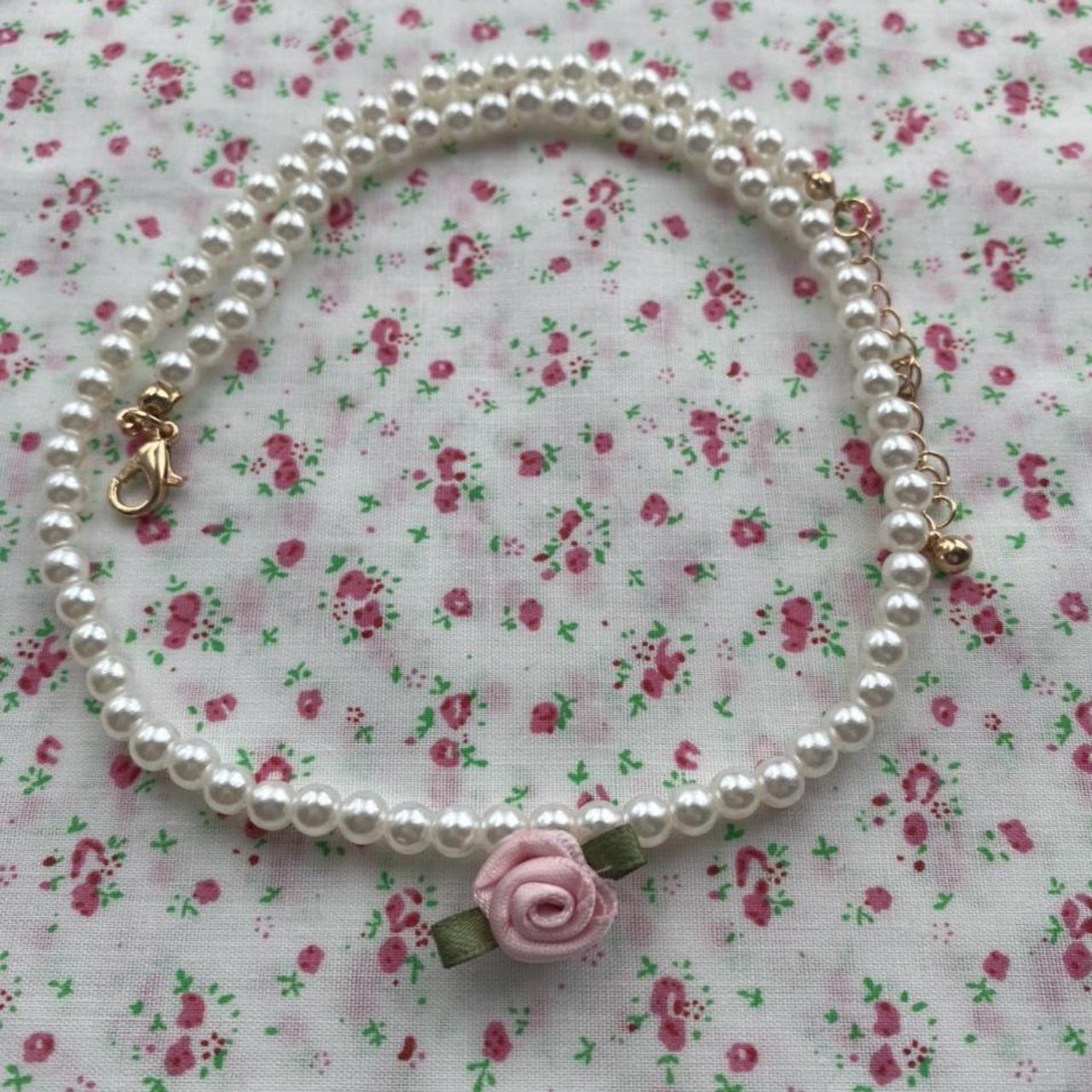 Women's White and Pink Jewellery (2)