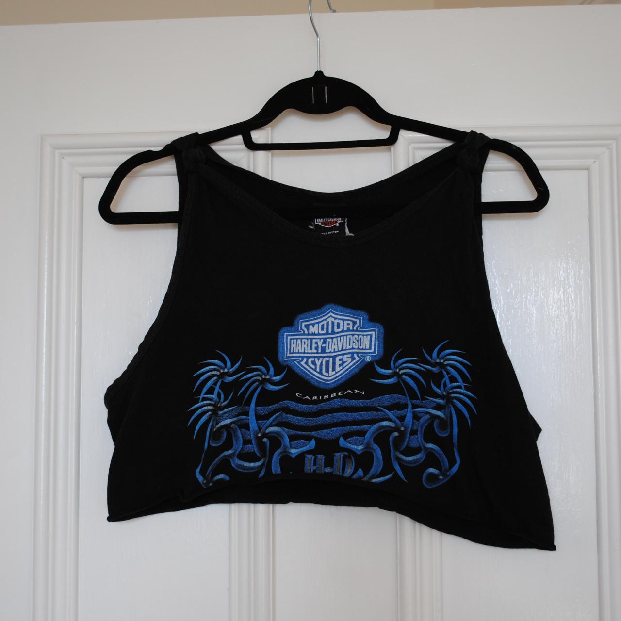 vintage harley davidson top