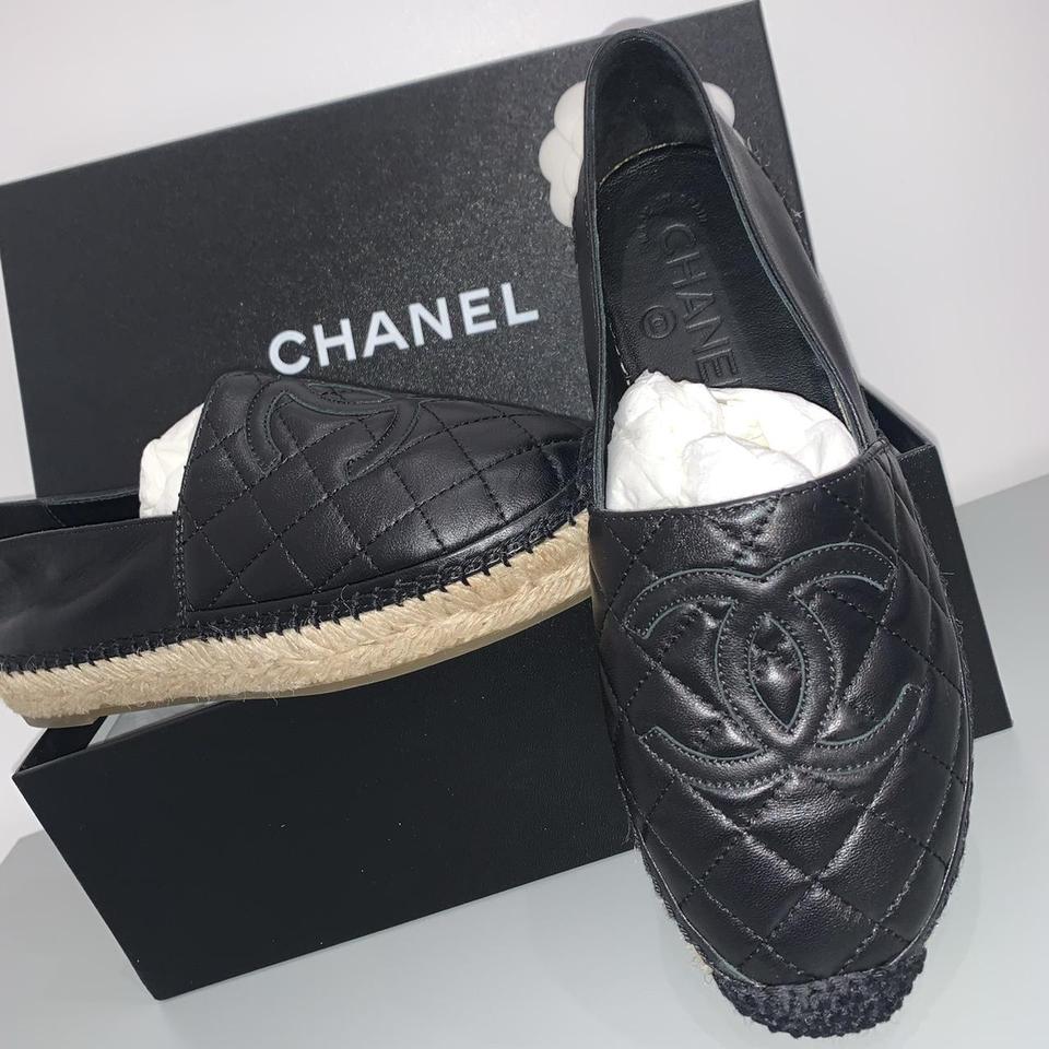 chanel quilted espadrilles