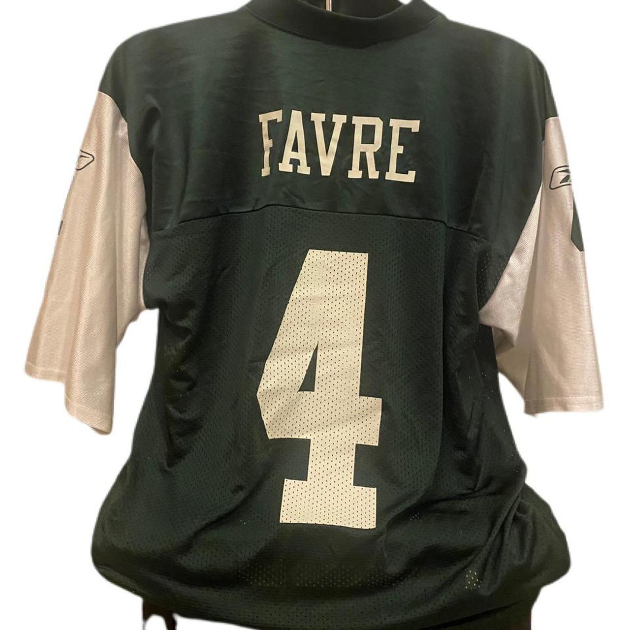 Vintage Brett Favre Reebok New York Jets Jersey - Depop