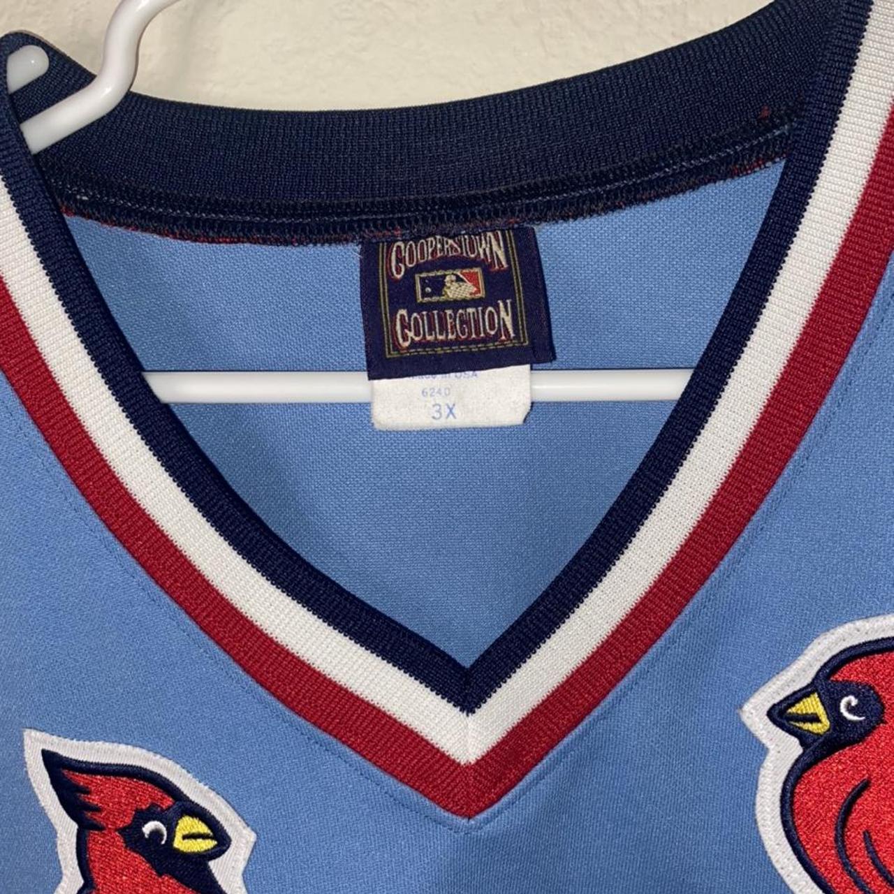 Baby Blue Cardinals Jersey (Majestic) - Depop