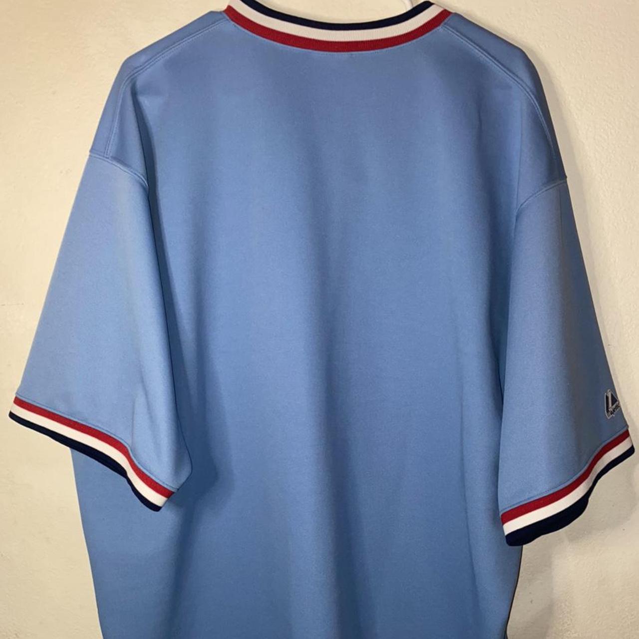 Baby Blue Cardinals Jersey (Majestic) - Depop