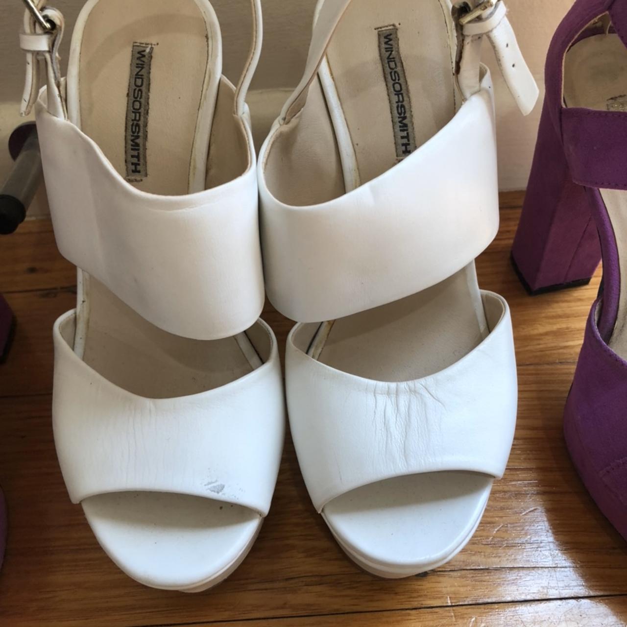 Windsor Smith White platform heels, size: 7 AUS - Depop