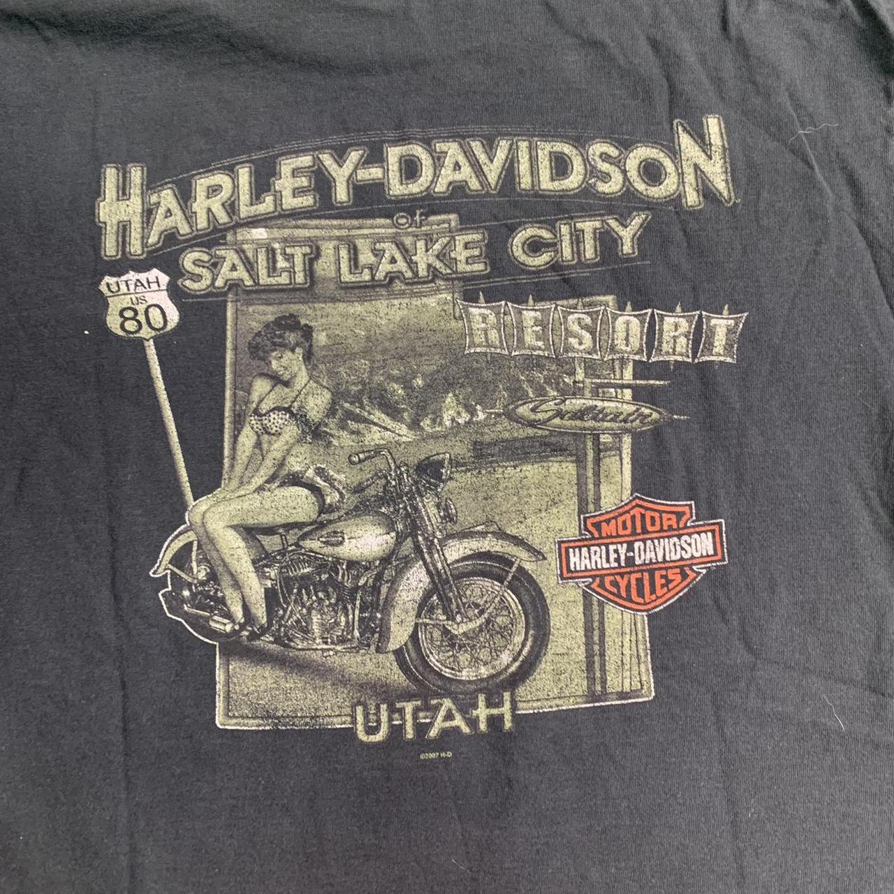 Harley Davidson Salt Lake City Tee men’s xl great... - Depop