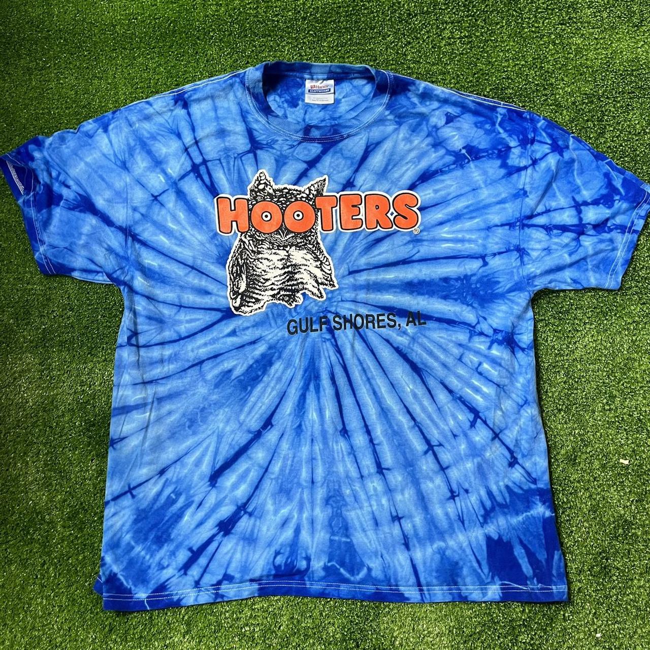 Tie Dye Hooters Gulf Shores Mens xl - Depop