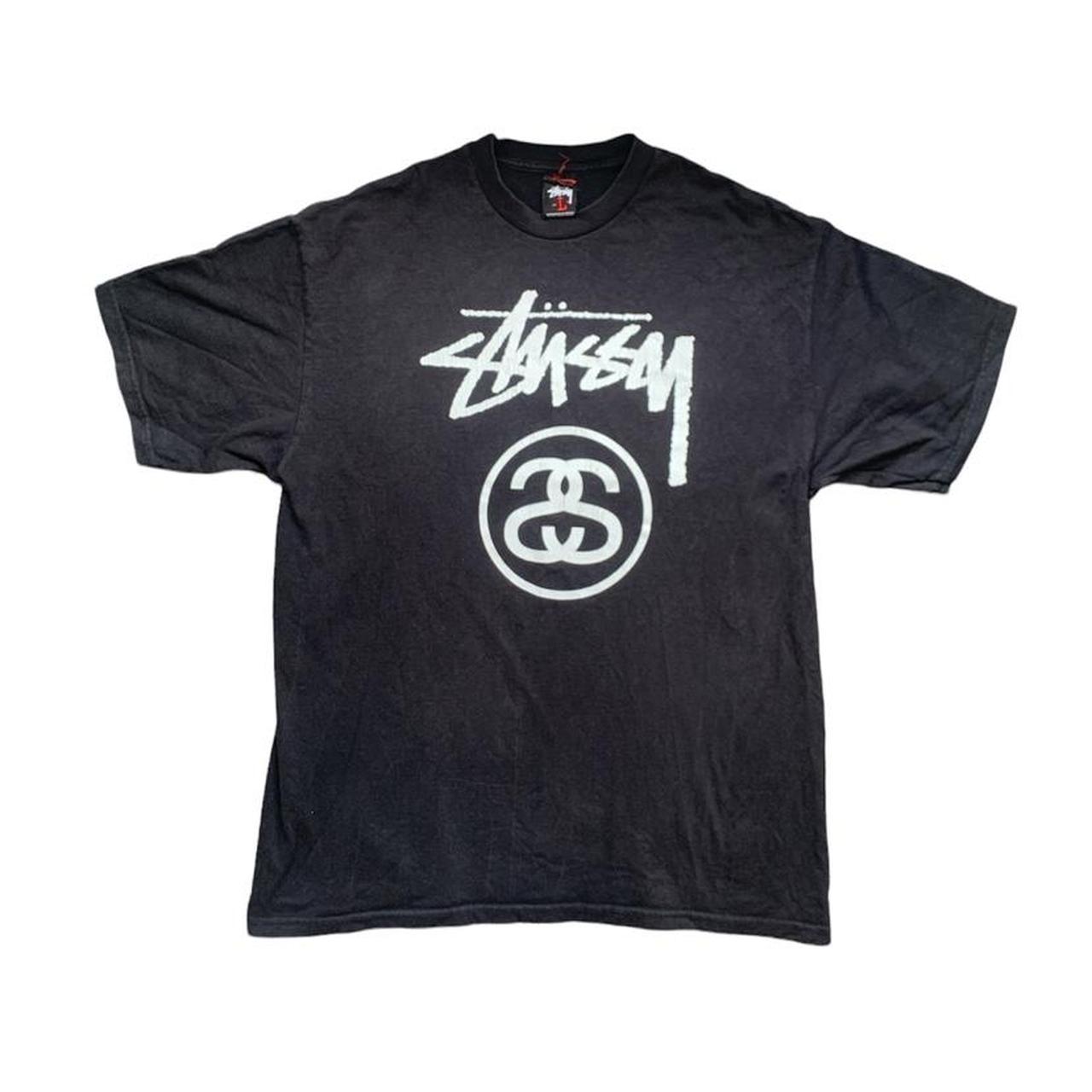 Stüssy double logo tee Such a nice vintage stussy... - Depop