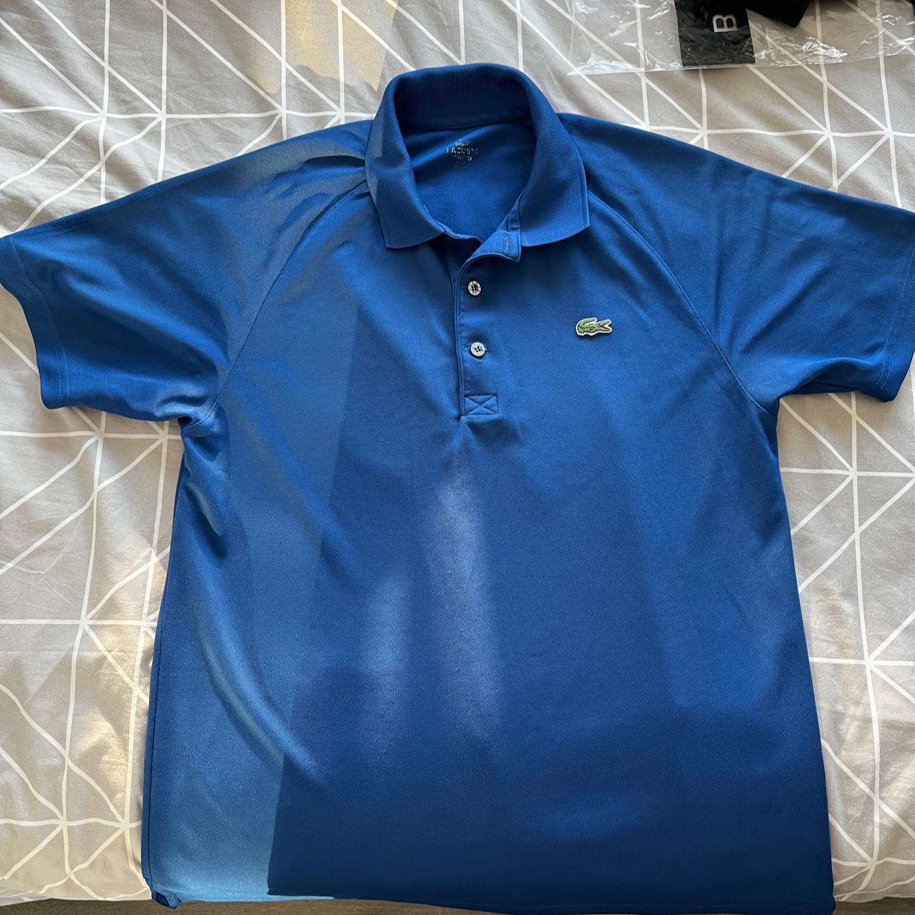 Men’s Blue Lacoste Sports Polo - Size Medium Polo... - Depop