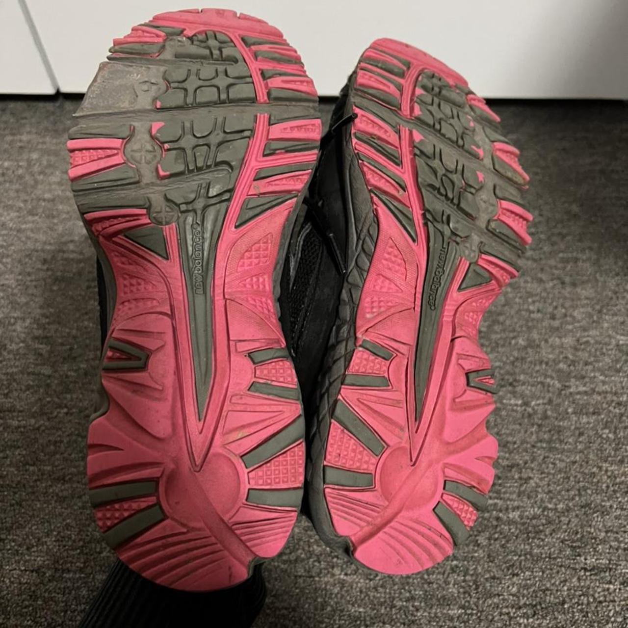 New Balance Black/Pink Lace Up Trail... - Depop