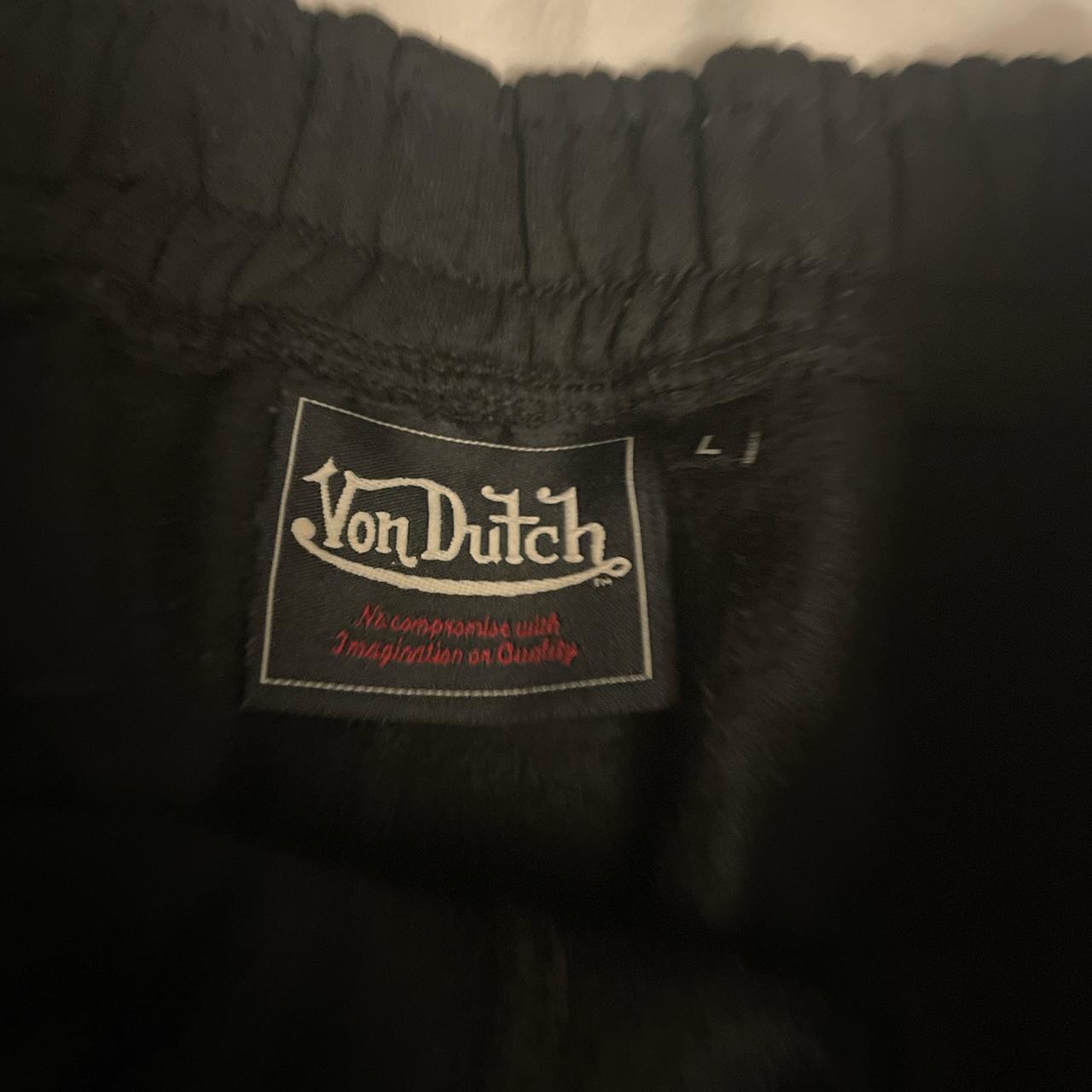 Von Dutch shorts size large mens worn once 9/10... - Depop