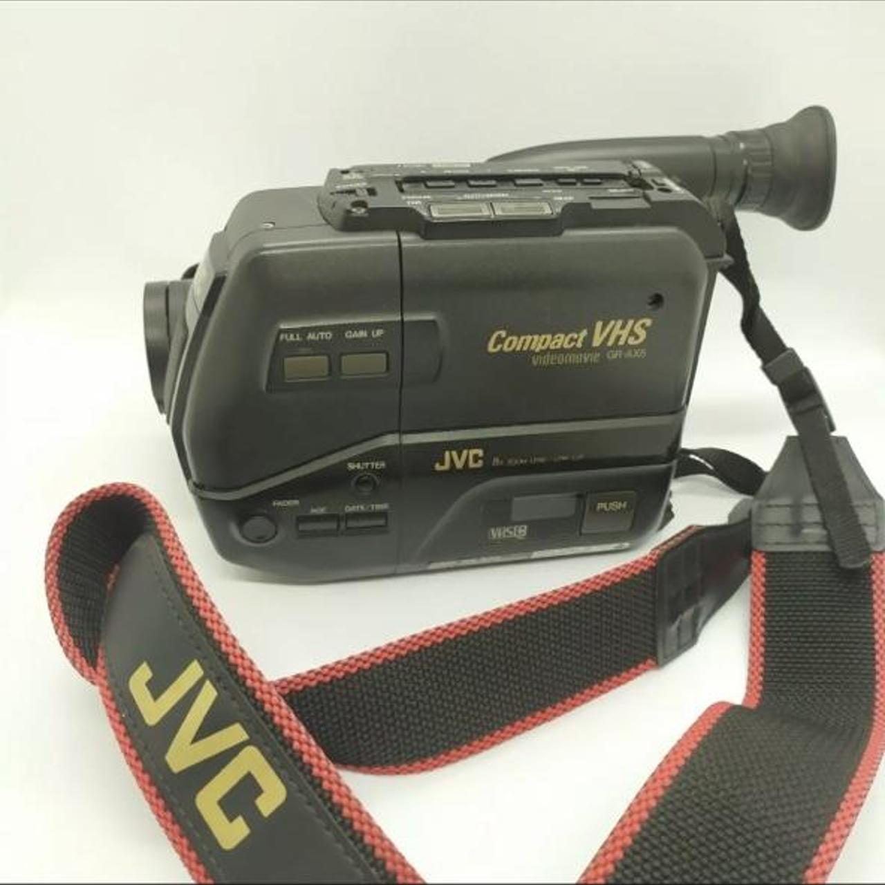 JVC GRAX5 VHSC Compact Camcorder Video Camera 8x... Depop