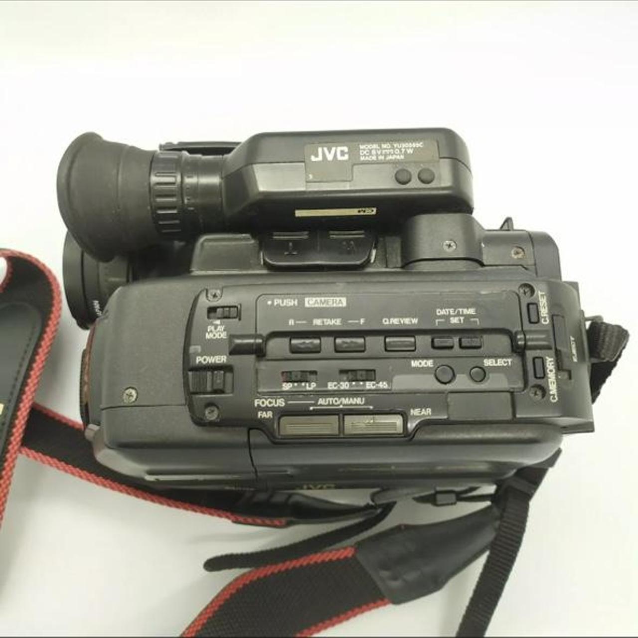 JVC GRAX5 VHSC Compact Camcorder Video Camera 8x... Depop