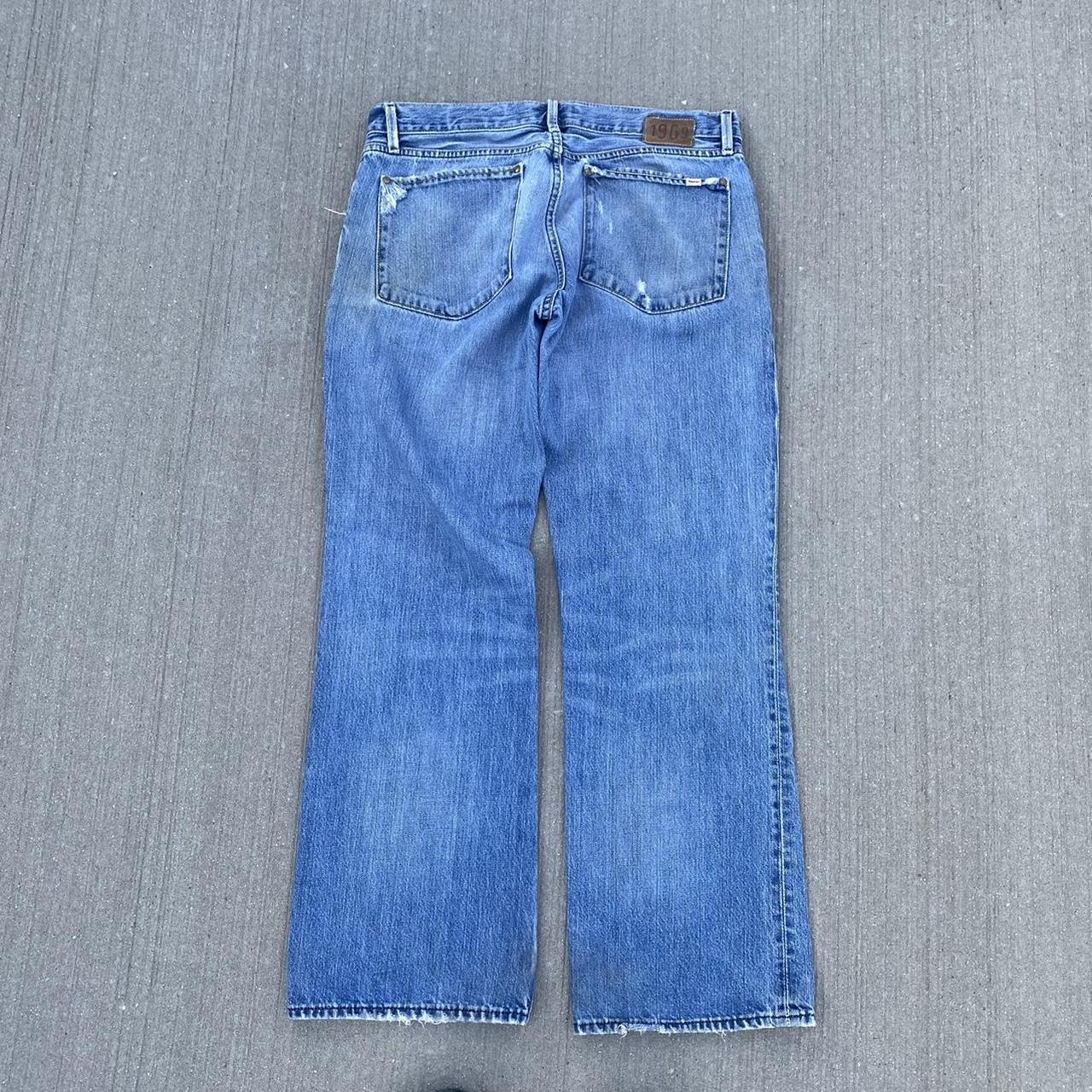 Vintage Gap Low Rise Jeans Bootcut Flared Button... Depop