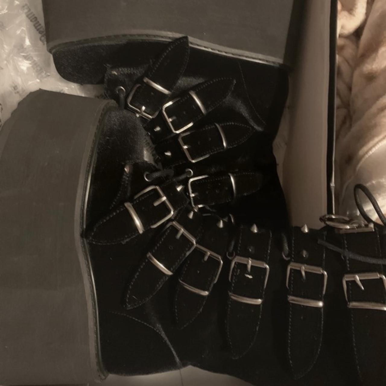 Demonia Damned Gothic Platform Boots Size Depop