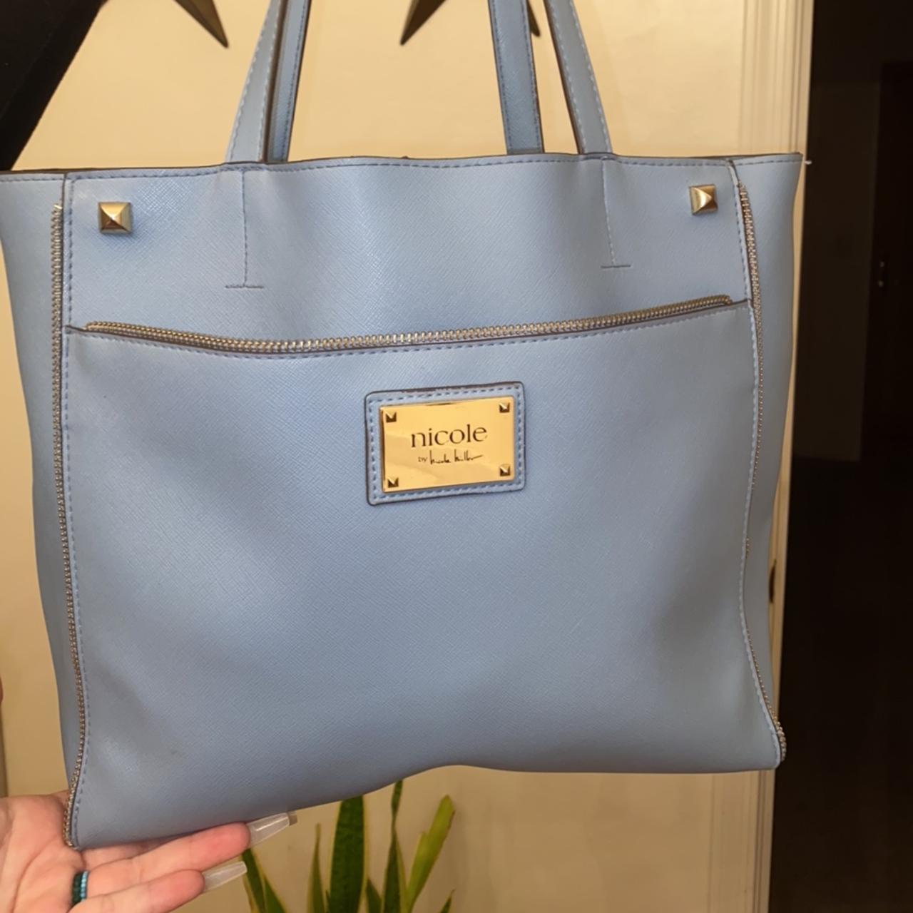 nicole miller light blue medium