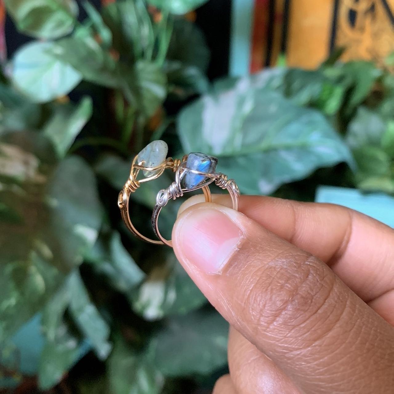 Women's Ring - Silver/Multi – Beautiful labradori… - image 2