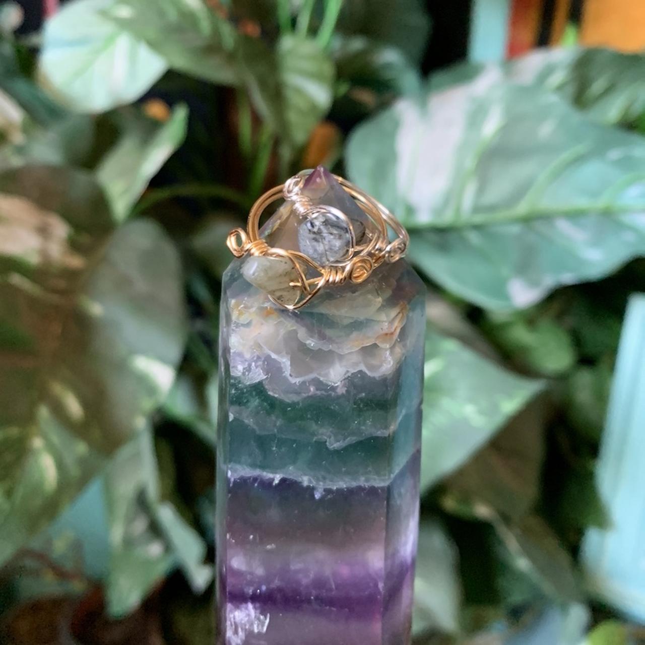 Women's Ring - Silver/Multi – Beautiful labradori… - image 3