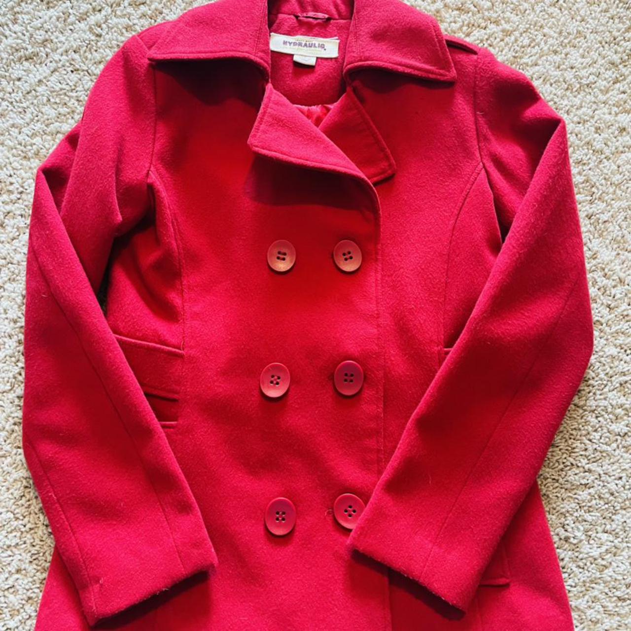 Women's Red Coat | Depop