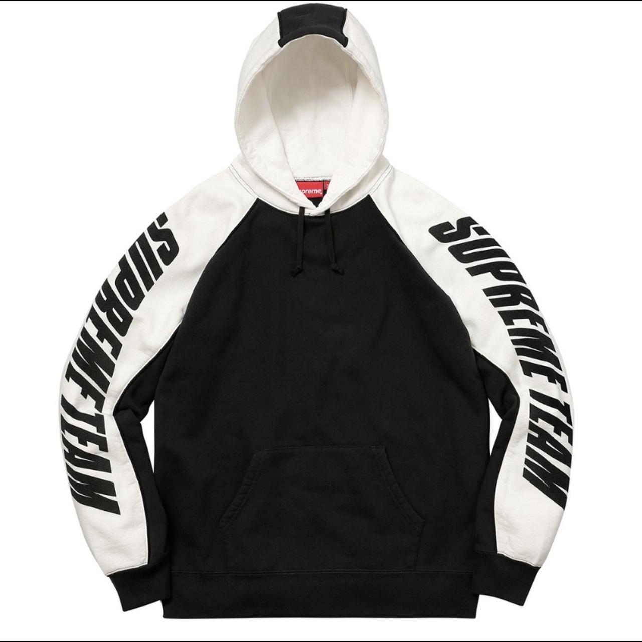 Black supreme hoodie clearance price