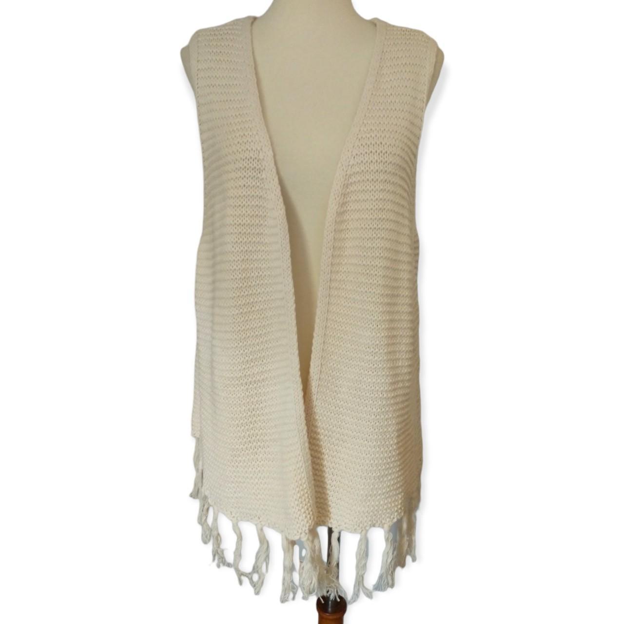 Product Image 1 - Boho Knit Fringed Vest L