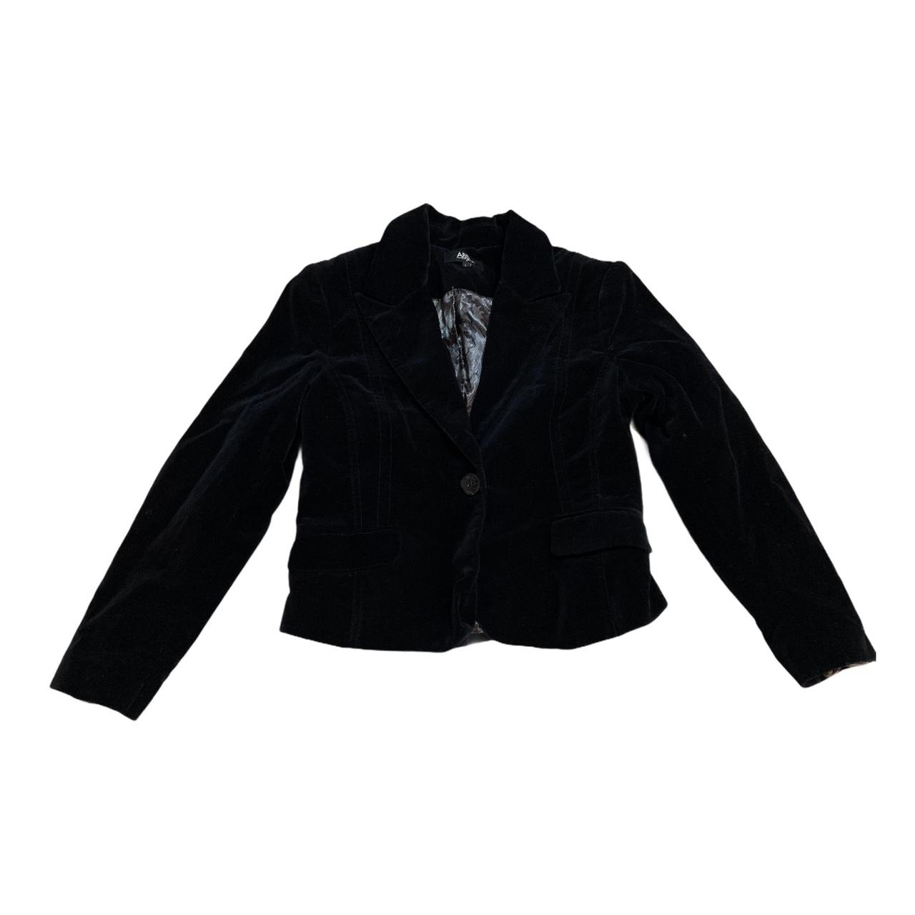 Vintage 1990s ABS Allen Schwartz Velvet Single... Depop