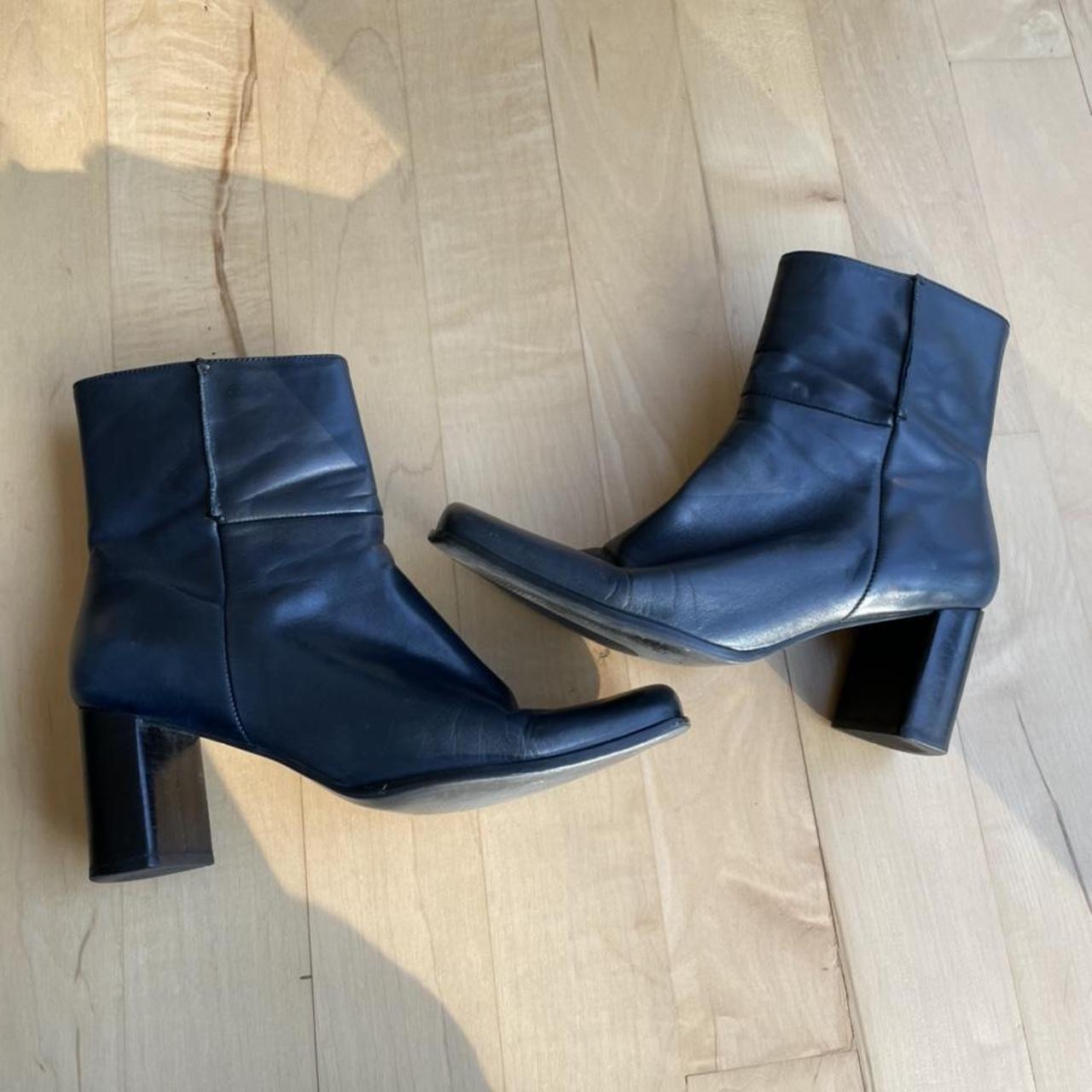 Y2K Nine West boots •blueish color •size... - Depop