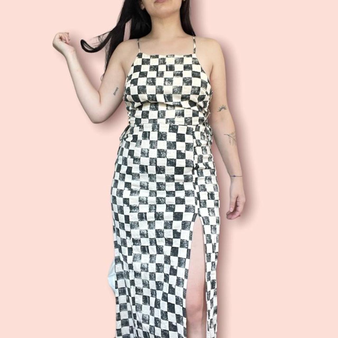 Urban outfitters 2024 checkered dress