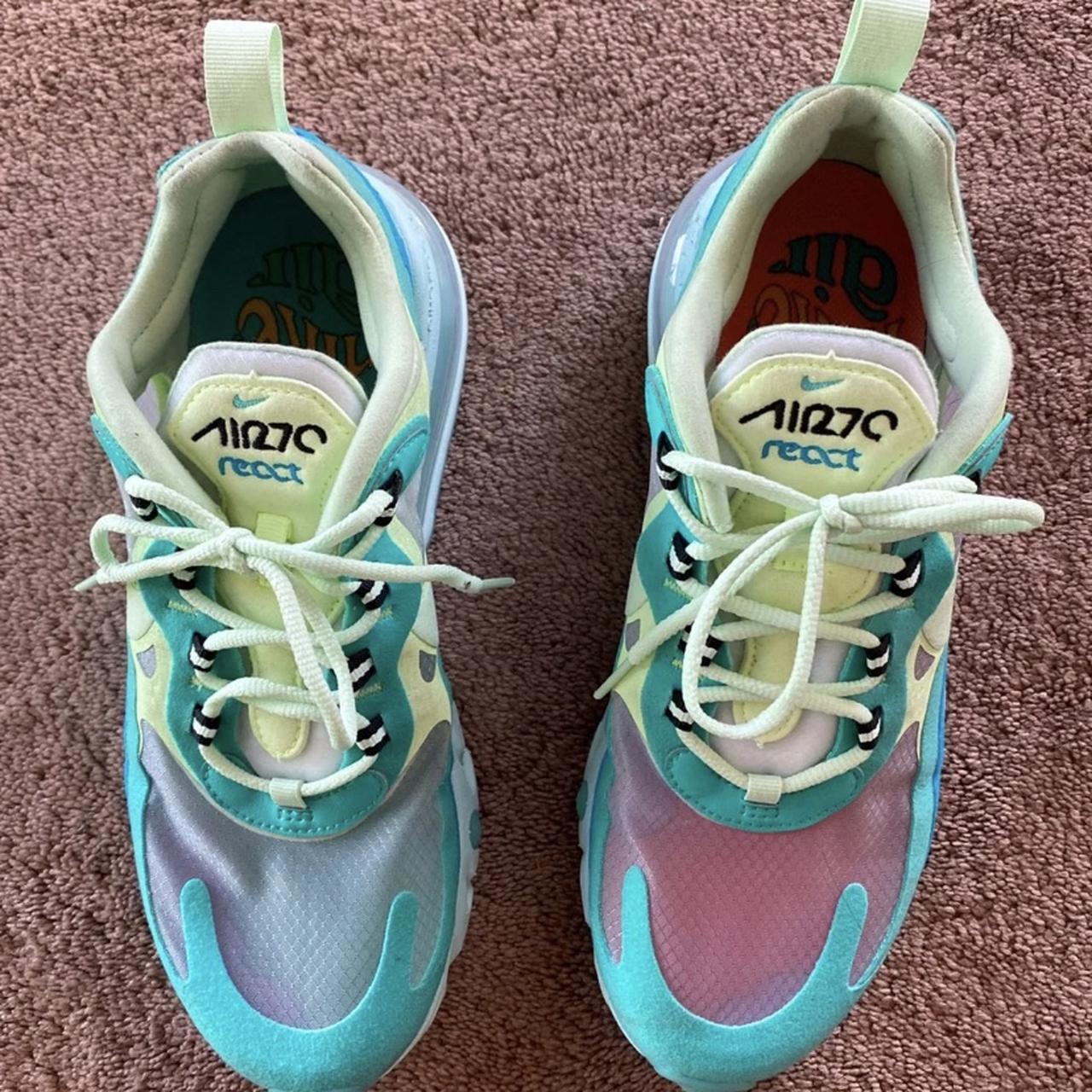 psychedelic air max 270 react