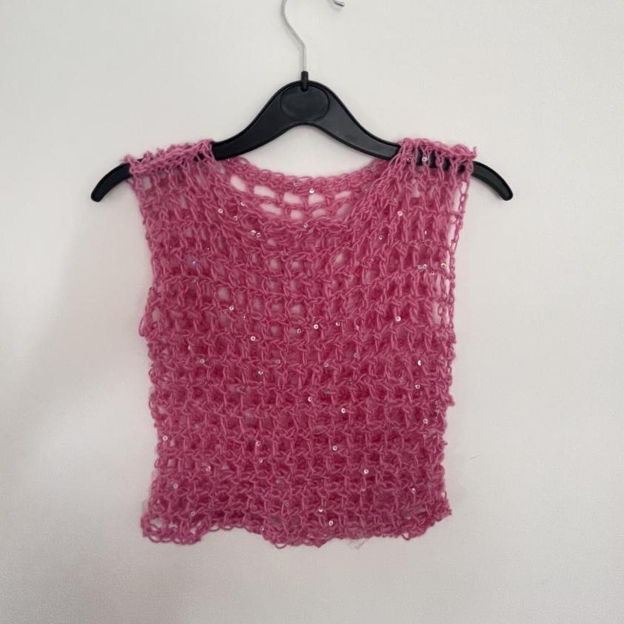 The barbie vest Hot Pink and sparkles what more do... - Depop
