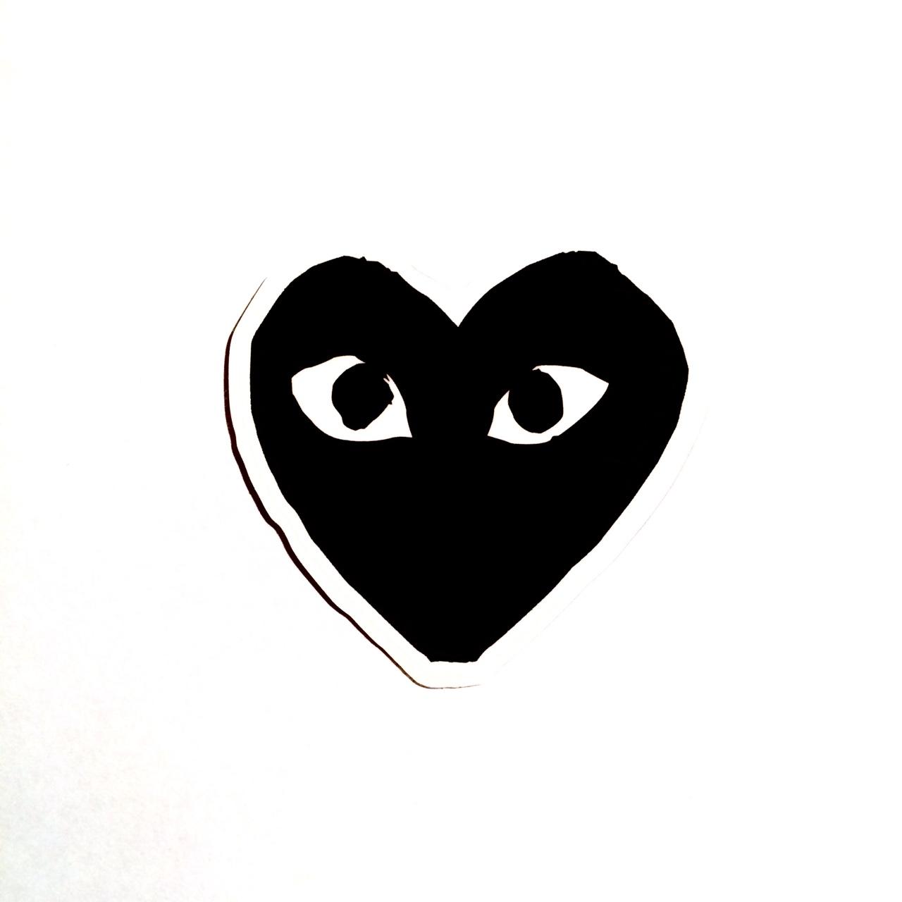 comme de garcon sticker