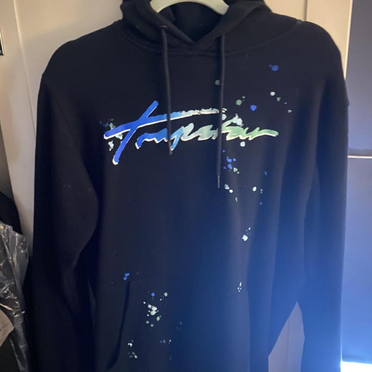 Trapstar hoodie paint splatter Excellent condition... Depop