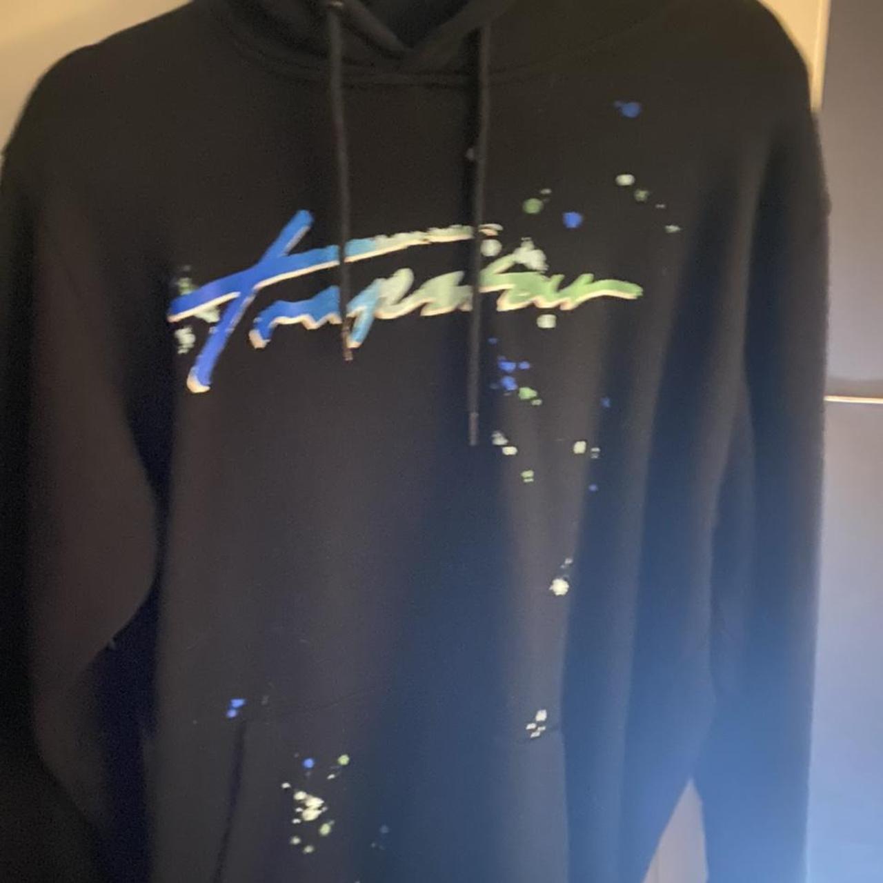 Trapstar hoodie paint splatter Excellent condition... Depop