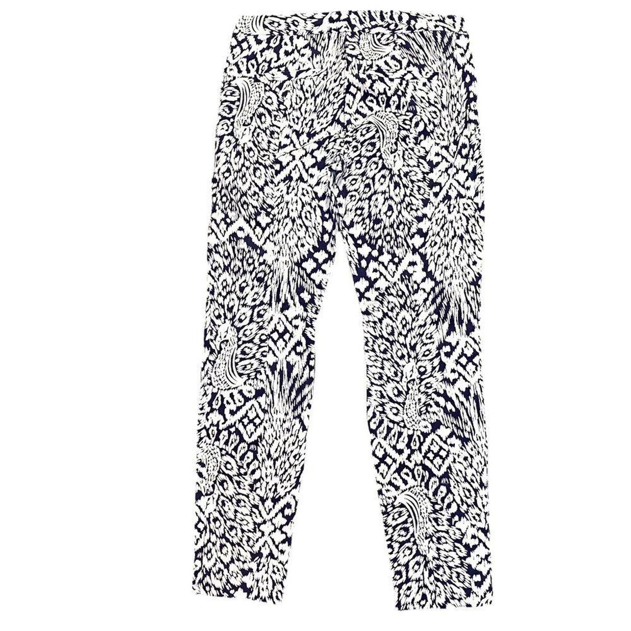 Lilly Pulitzer Women's Blue and White Trousers (2)