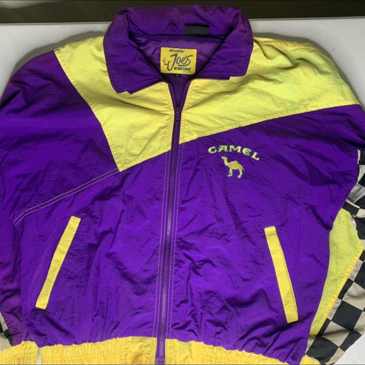 90's Camel Smokin Joes Racing Jacket with | Depop