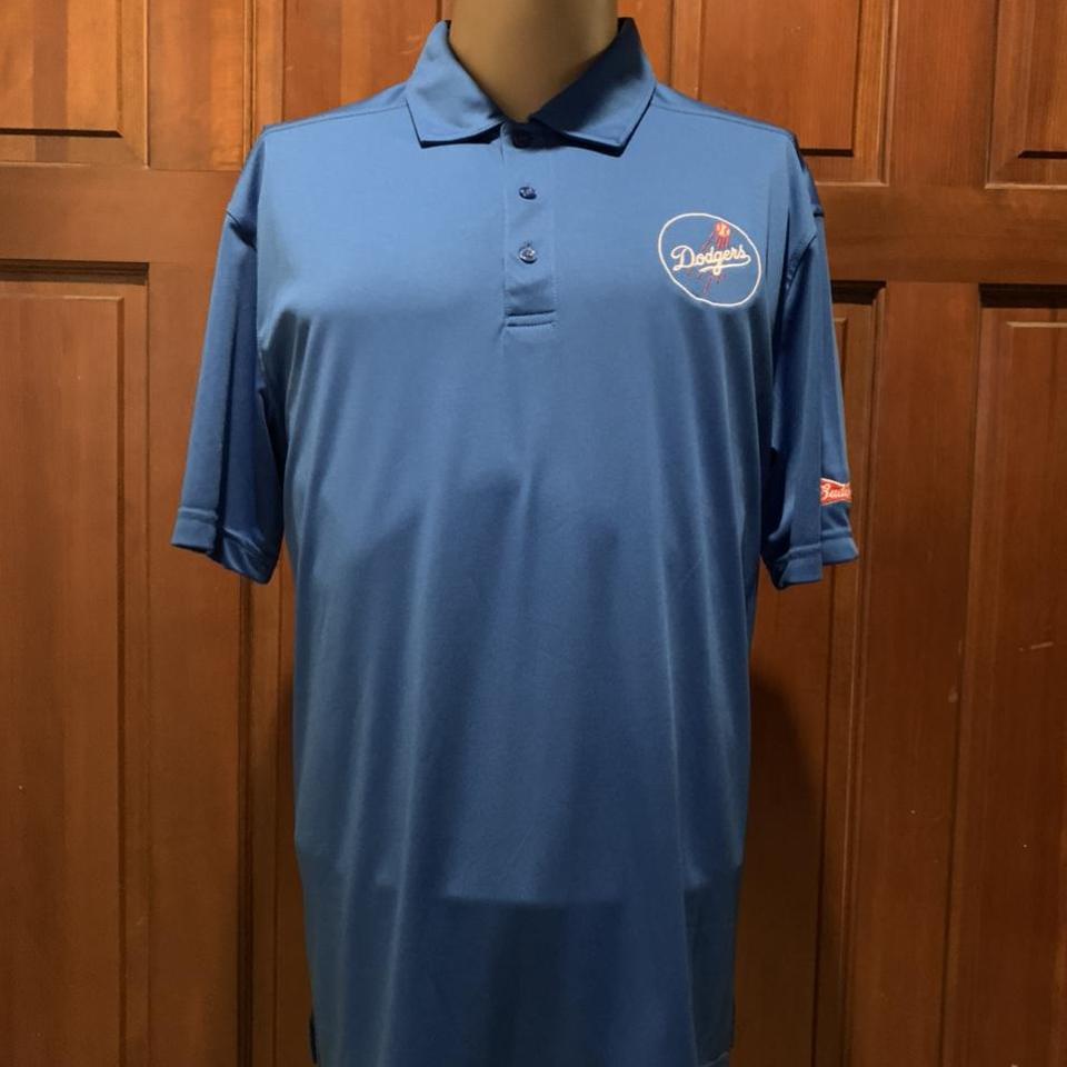 Los Angeles Dodgers Polo Shirt! The BUDWEISER - Depop