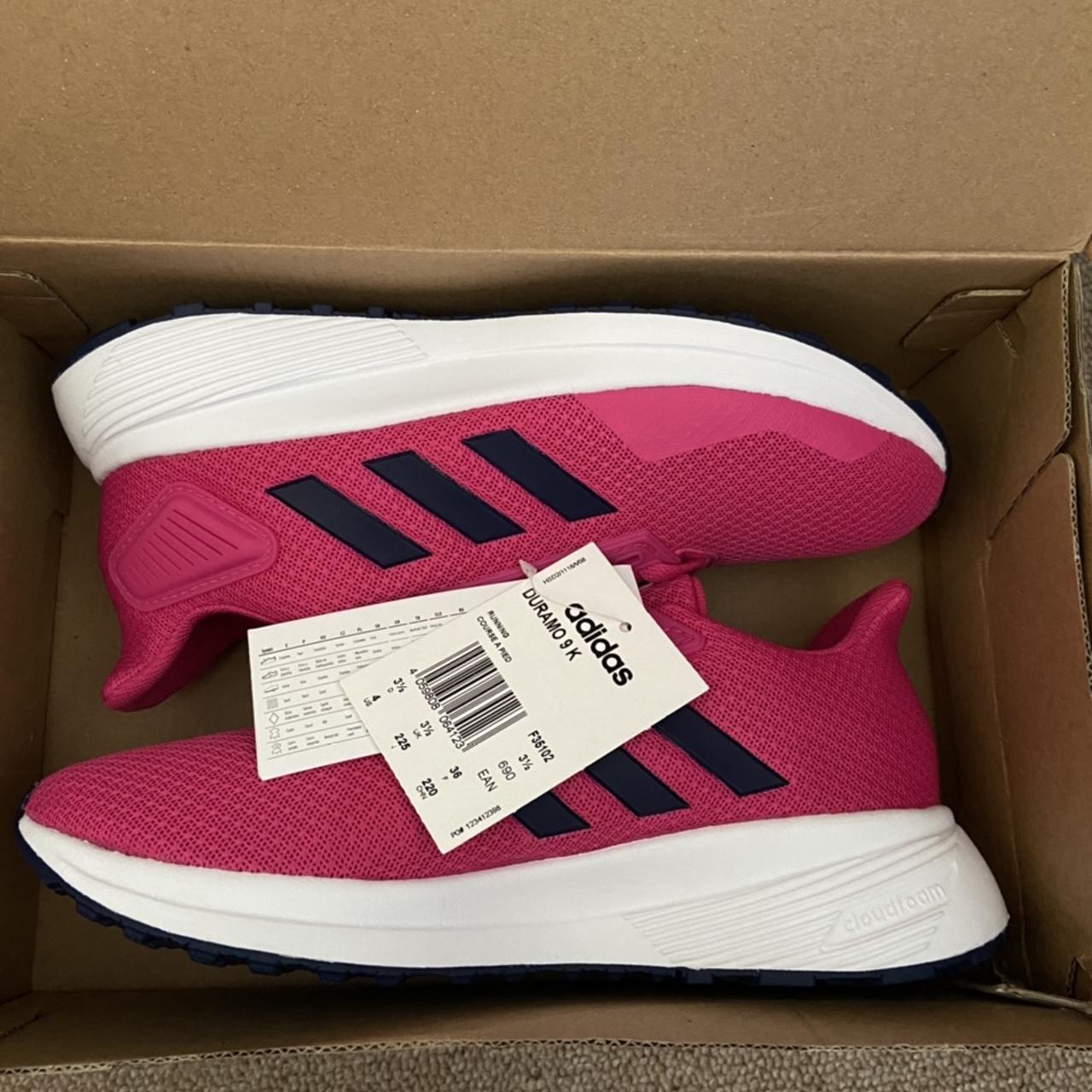 Adidas Women's Pink Trainers | Depop