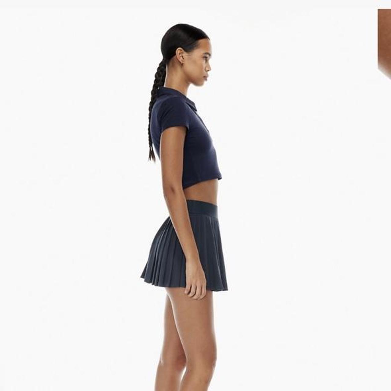 brand new aritzia black tna move tennis skirt sporty... Depop