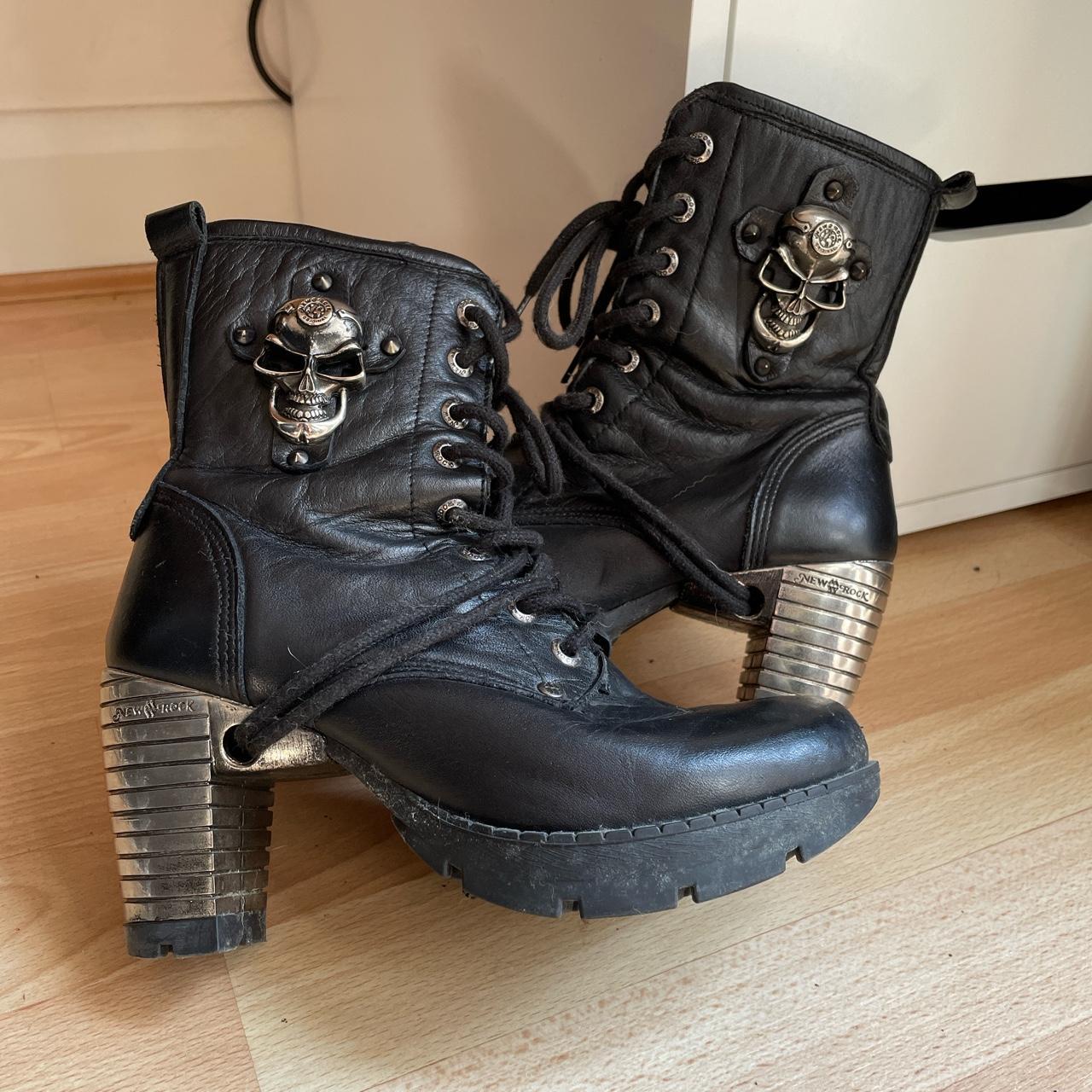 Skull biker boots online