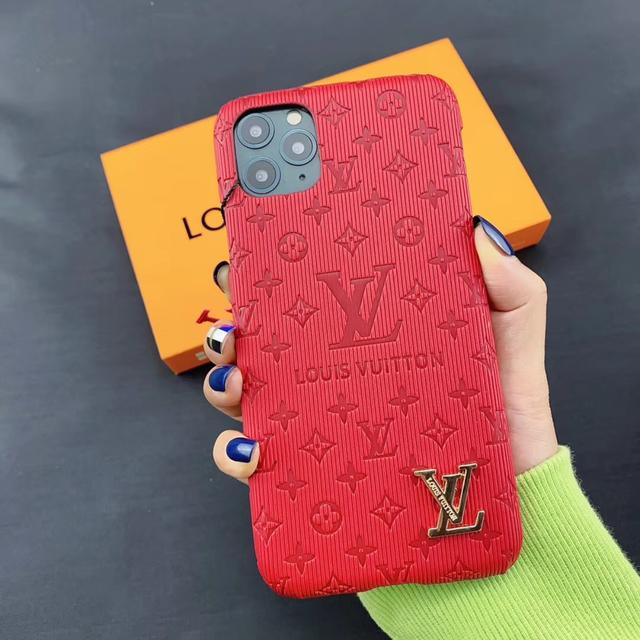 Louis Vuitton iPhone XR case Leather back Suede - Depop