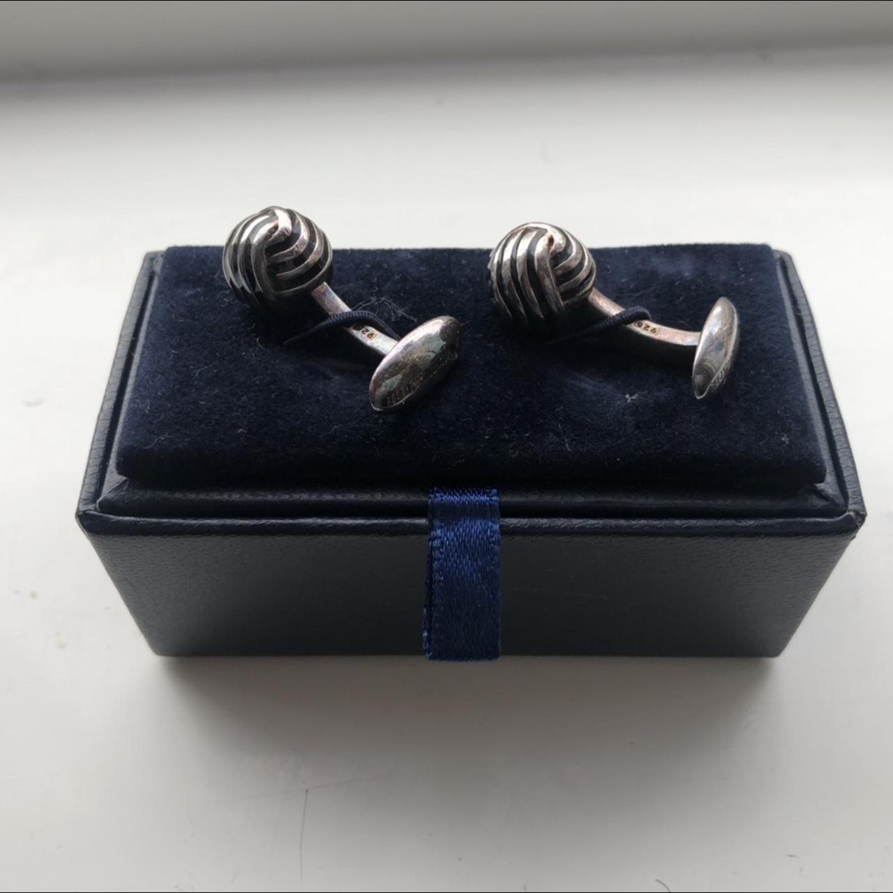 Aquascutum cuff links Silver aquascutum silver