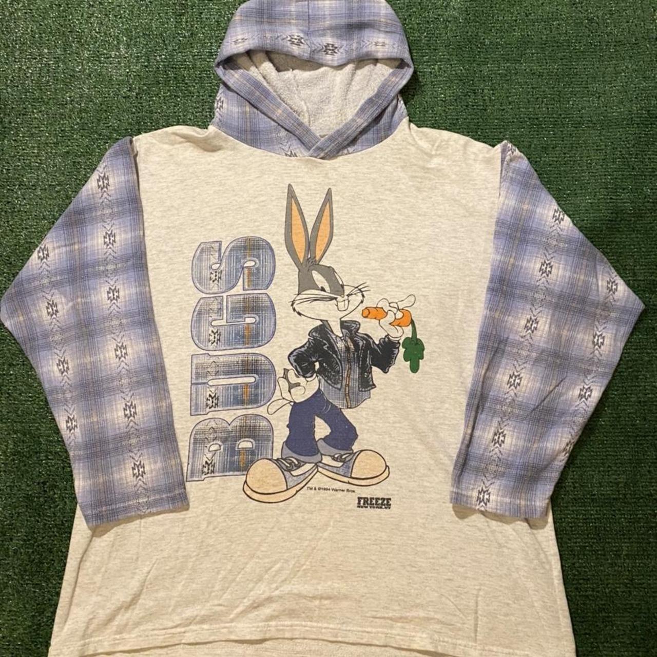 Freeze 24-7 Men's Grey and Blue Sweatshirt
