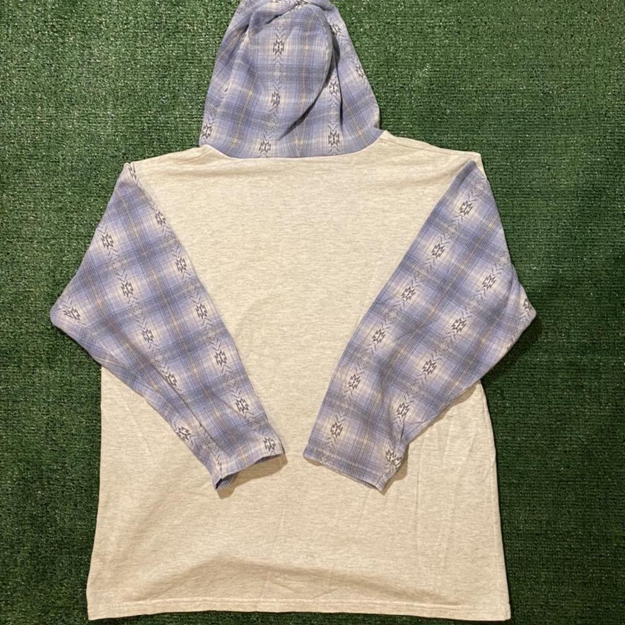 Freeze 24-7 Men's Grey and Blue Sweatshirt (3)