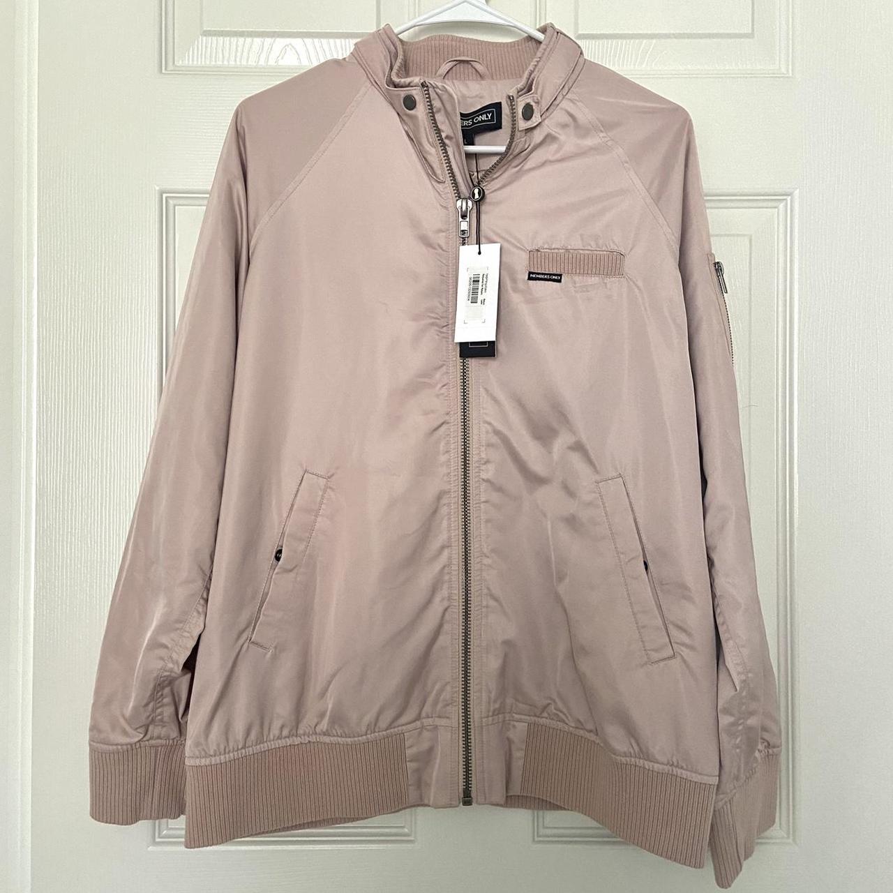 Members Only Women's Pink and Tan Jacket