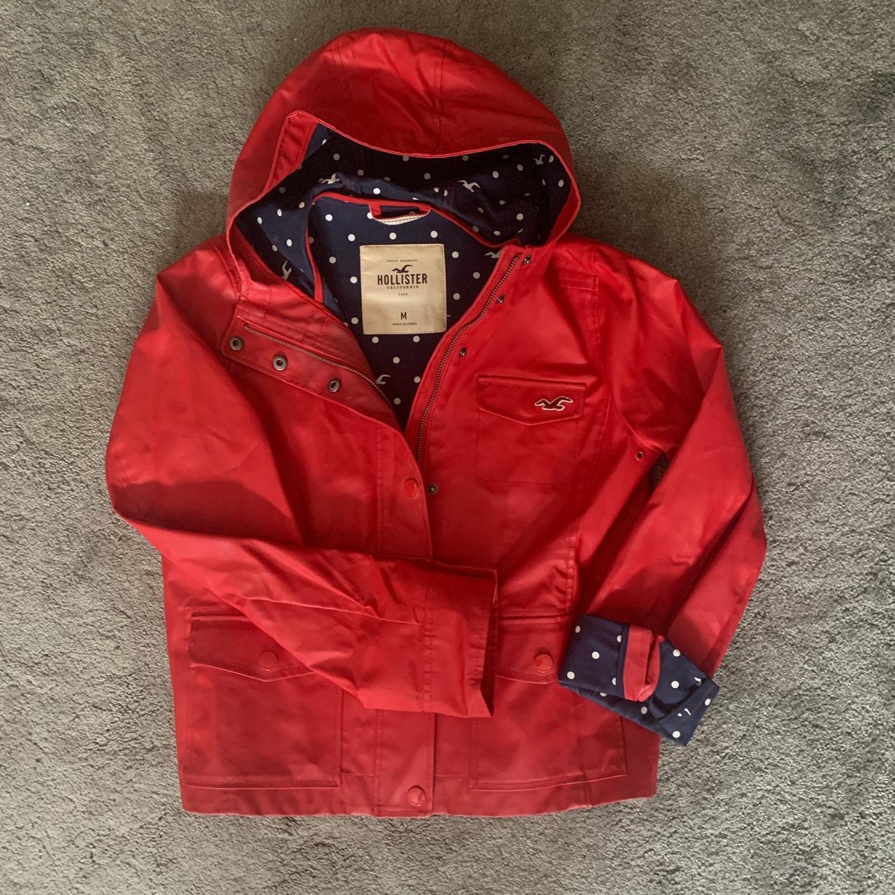 hollister rain jacket