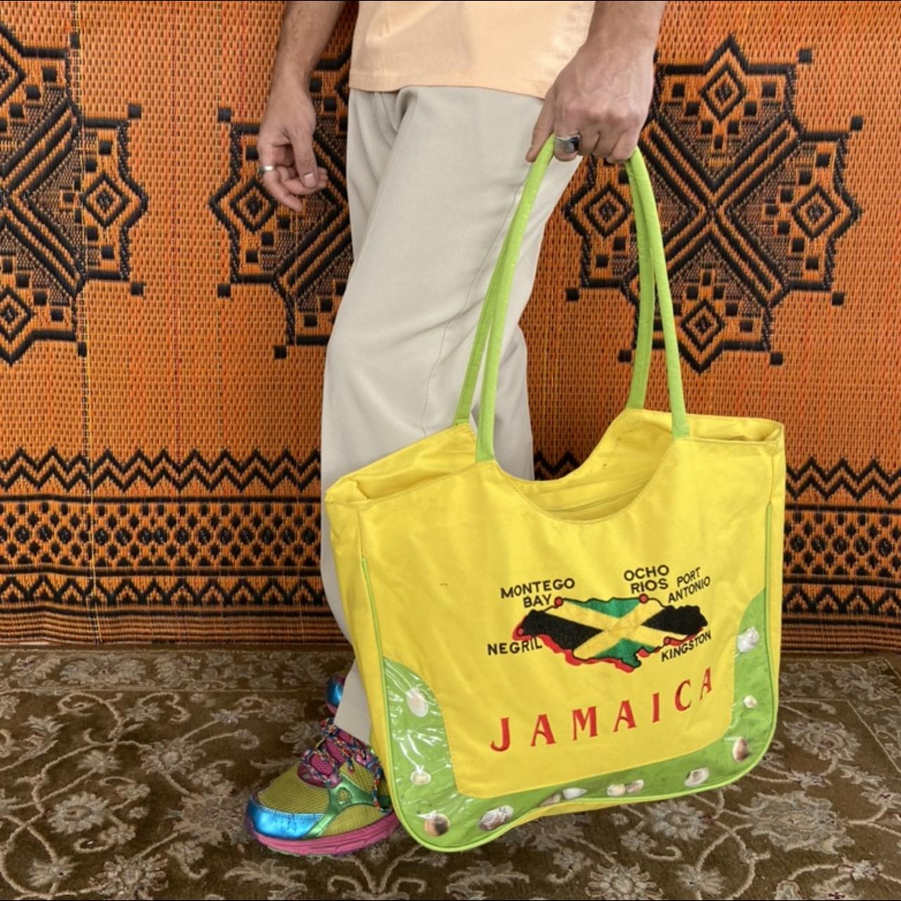 lil JAMAICA tote bag with seashell details... Depop