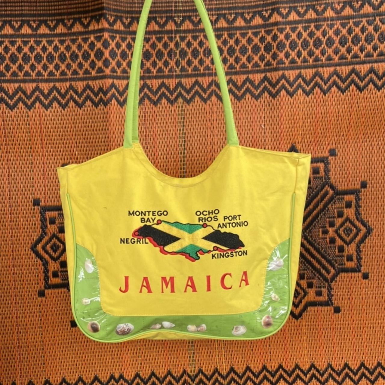 lil JAMAICA tote bag with seashell details... Depop